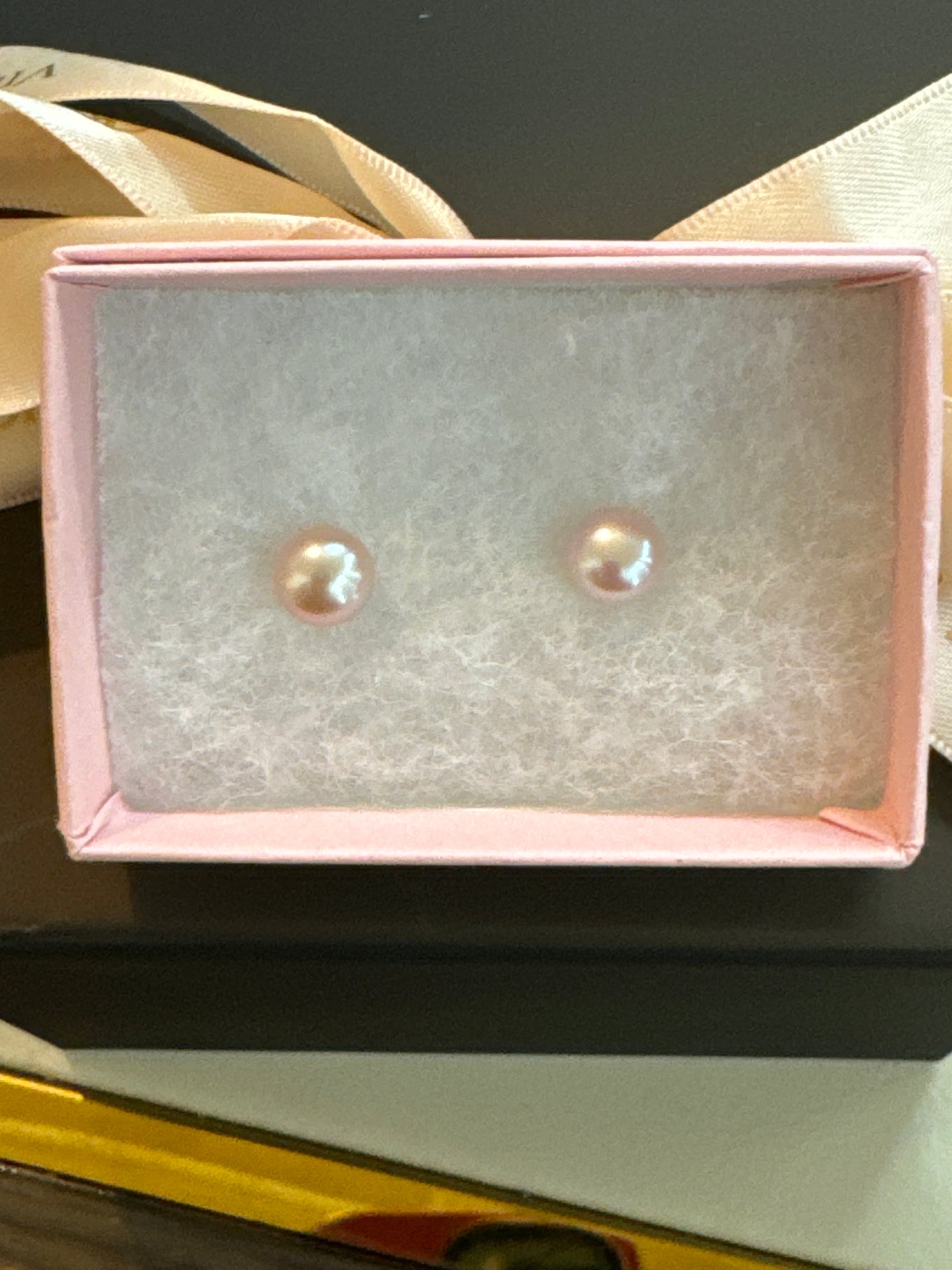Pink Freshwater Earrings