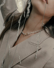 Petite Shackle Chain Necklace | Gold Diamond - Vincent Peach Fine Jewelry