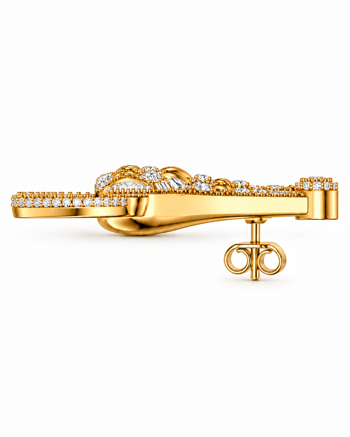 Cavallo Snaffle Bit Diamond Earrings