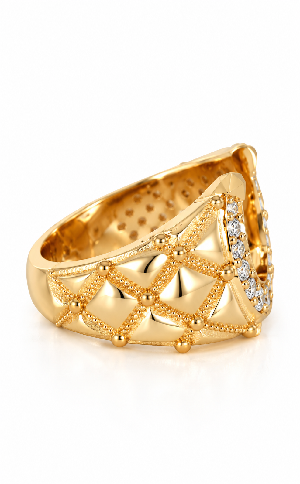 Cavallo Horseshoe Diamond Ring