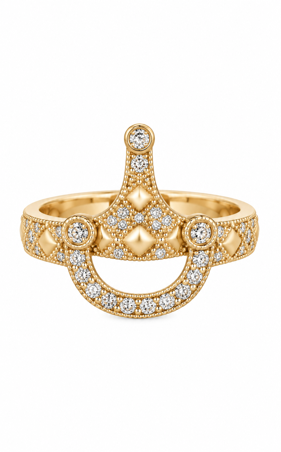 Cavallo Snaffle Bit Diamond Ring