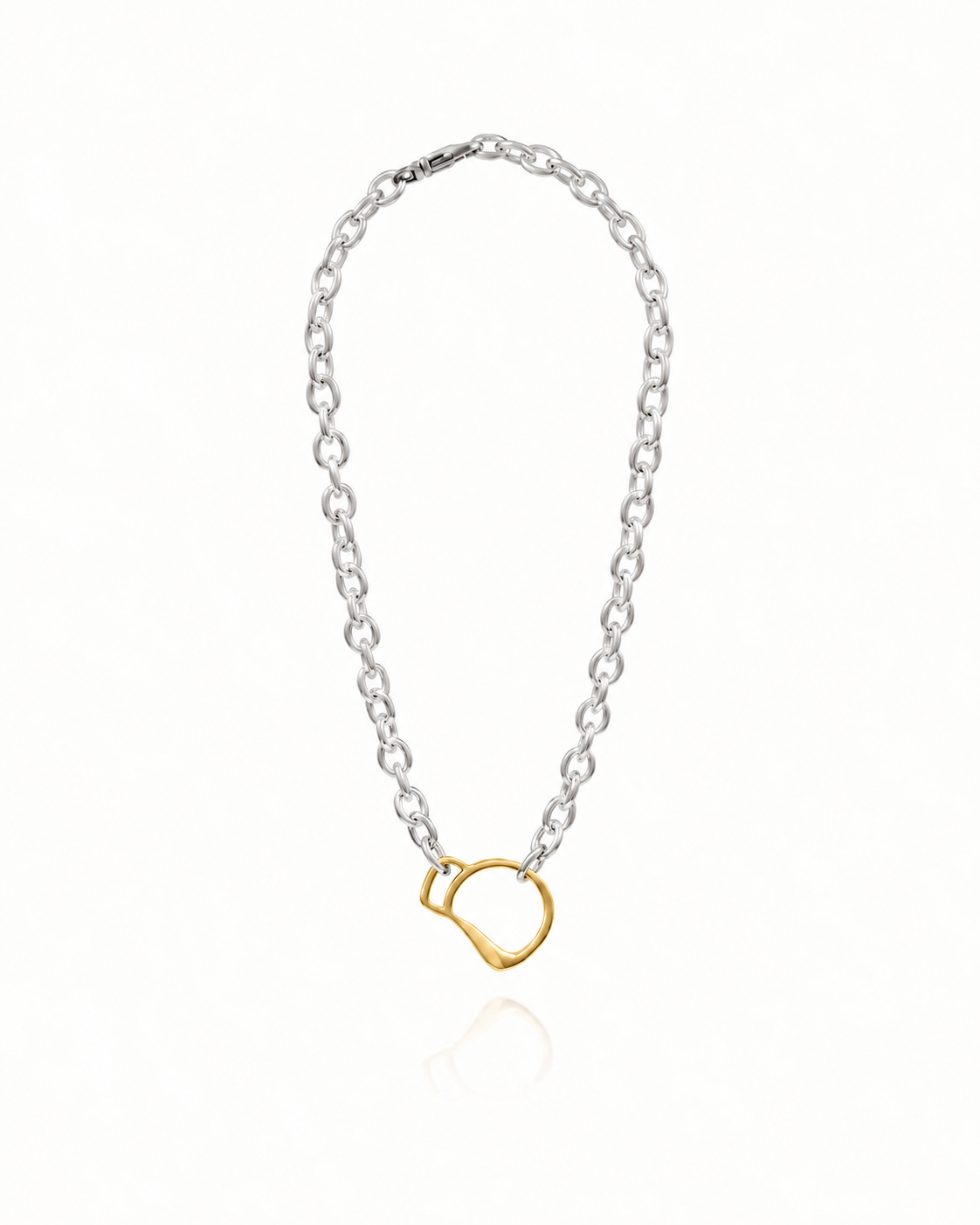Cheval Bit Chain Necklace | Gold