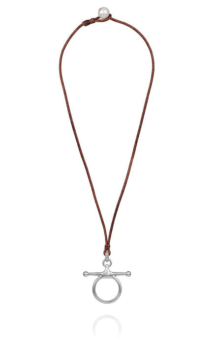 Sterling Silver Fulmer Bit Necklace by Vincent Peach