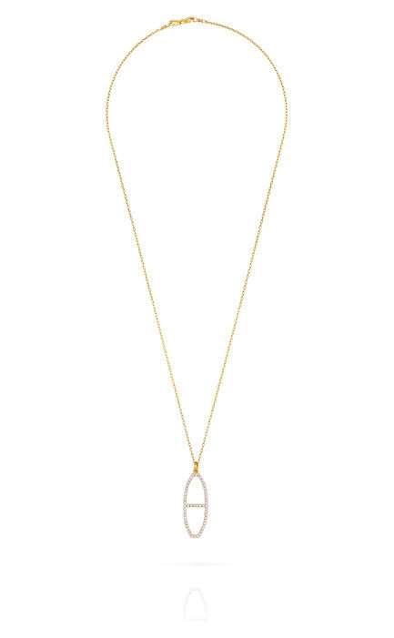 Large Diamond Kingston Charm Necklace by Vincent Peach