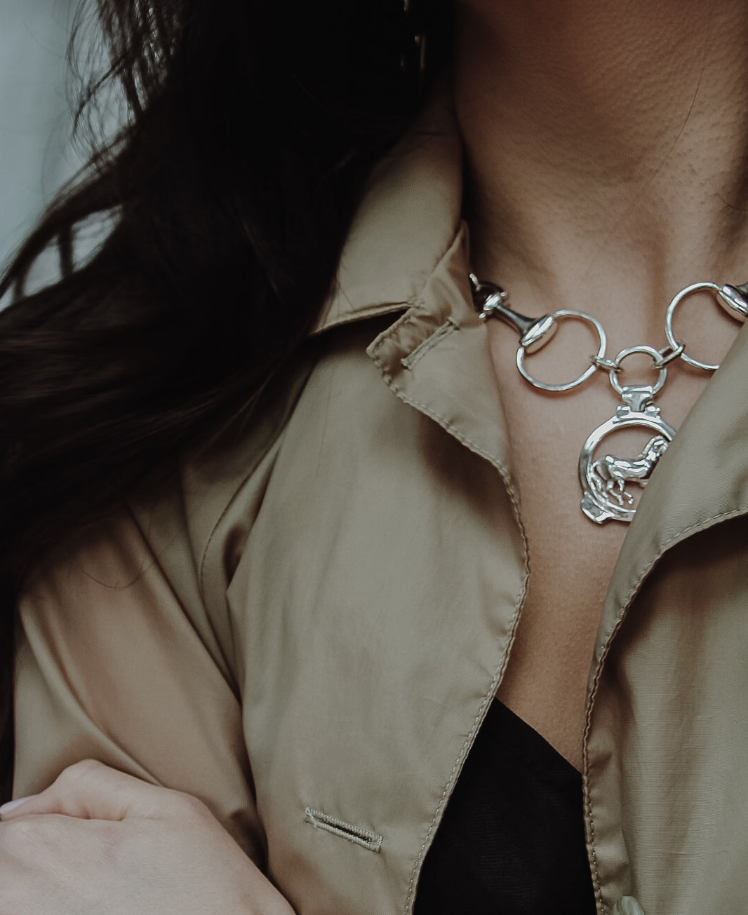 Trojan Horse Chain Necklace by Vincent Peach, view 4