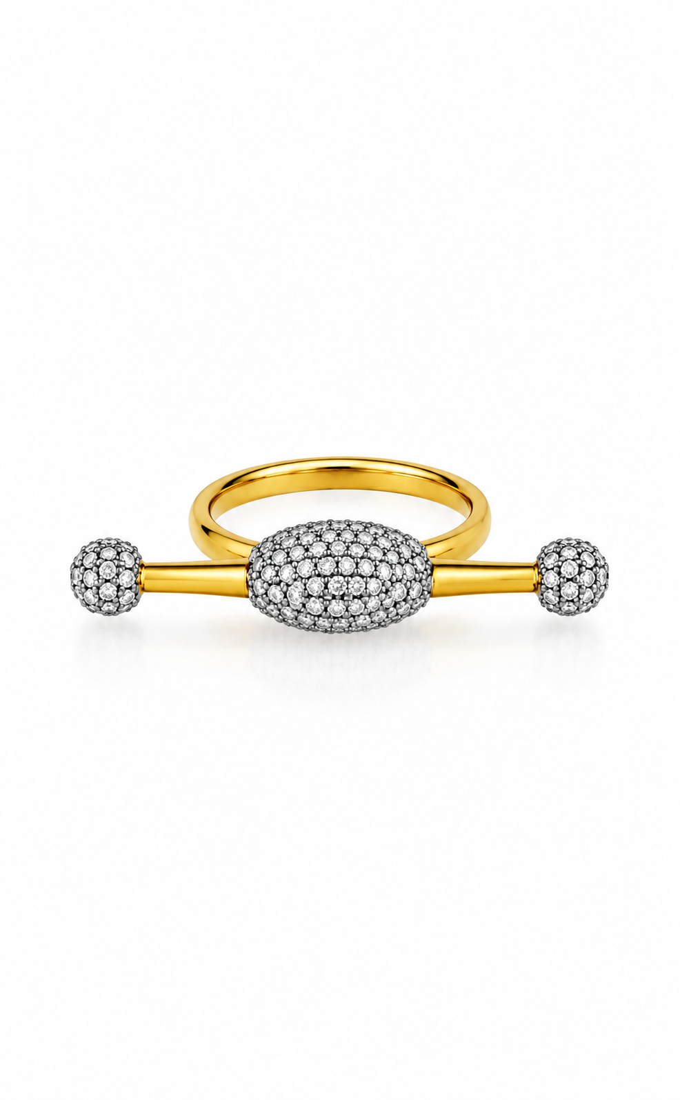 Cheval Diamond Ring by Vincent Peach, view 3