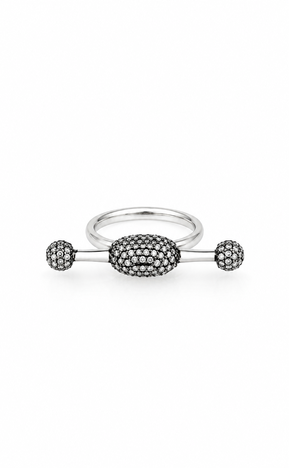 Cheval Diamond Ring by Vincent Peach, view 2