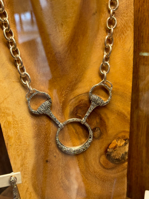 Equestrian Diamond Necklace