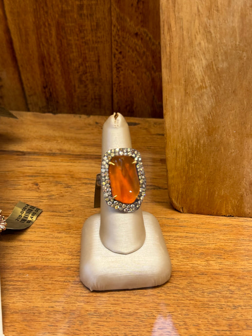 Opal Multi-Diamond Ring