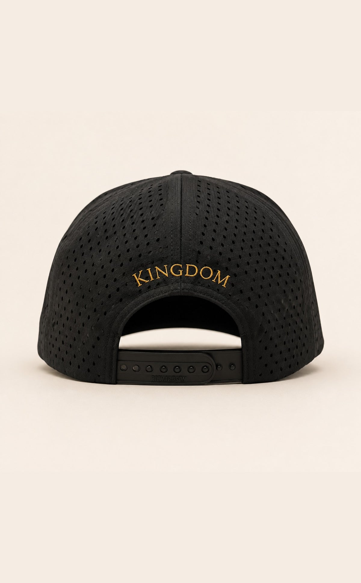 Embroidered Kingdom Black Snapback, back