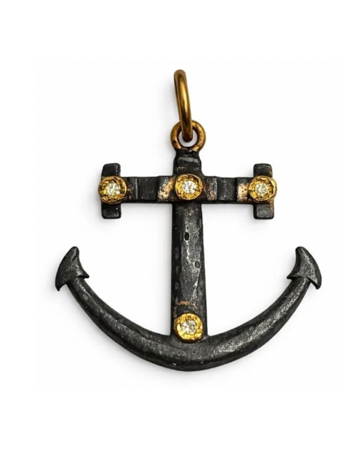 Anchor of Faith Diamond Pendant, Premium by Vincent Peach