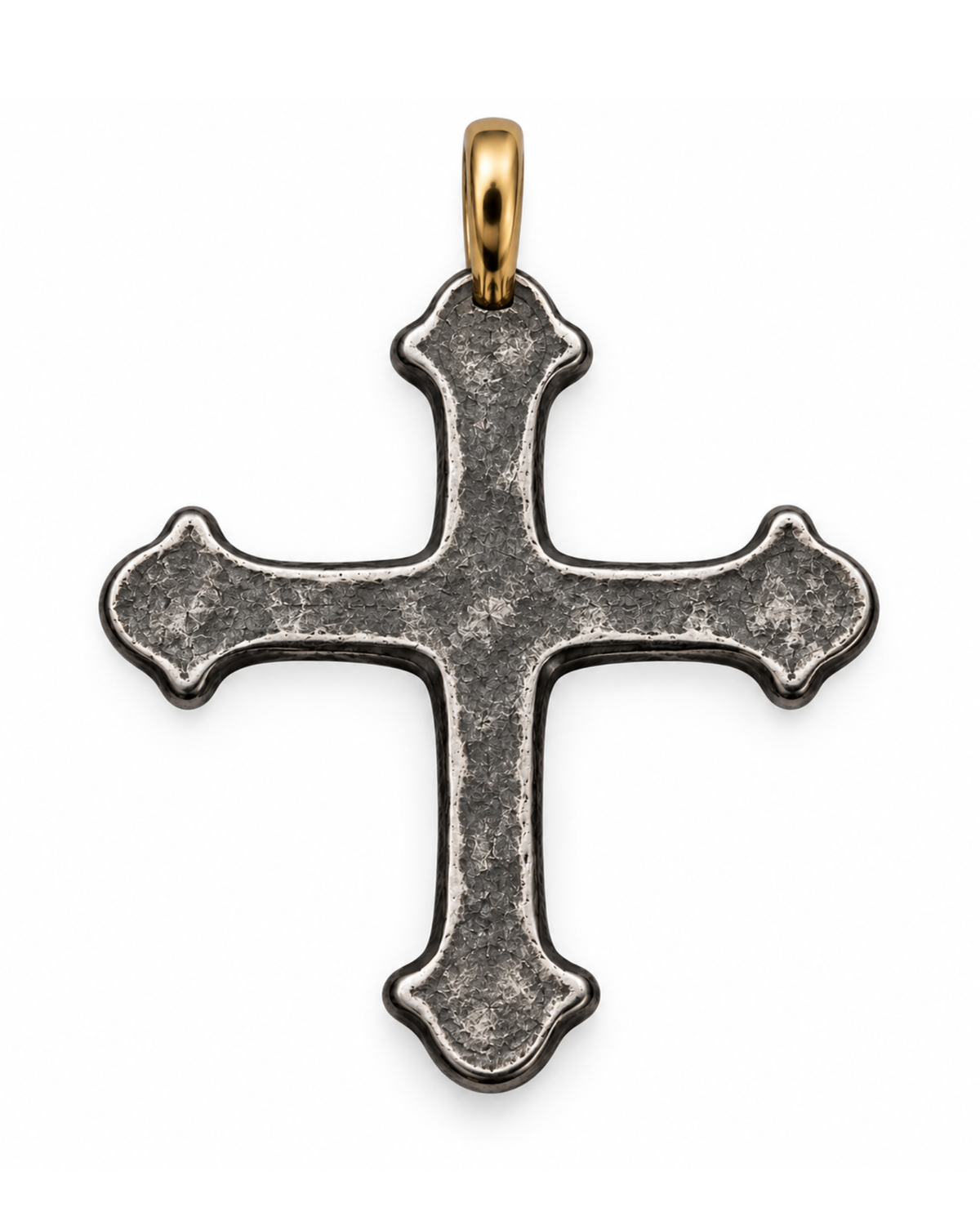 Cathedral Emerald Cross Pendant by Vincent Peach, view 2
