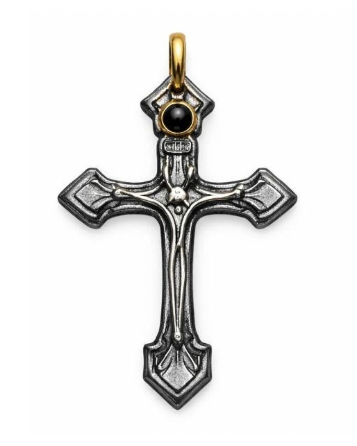 Devotion Garnet Cross Pendant by Vincent Peach