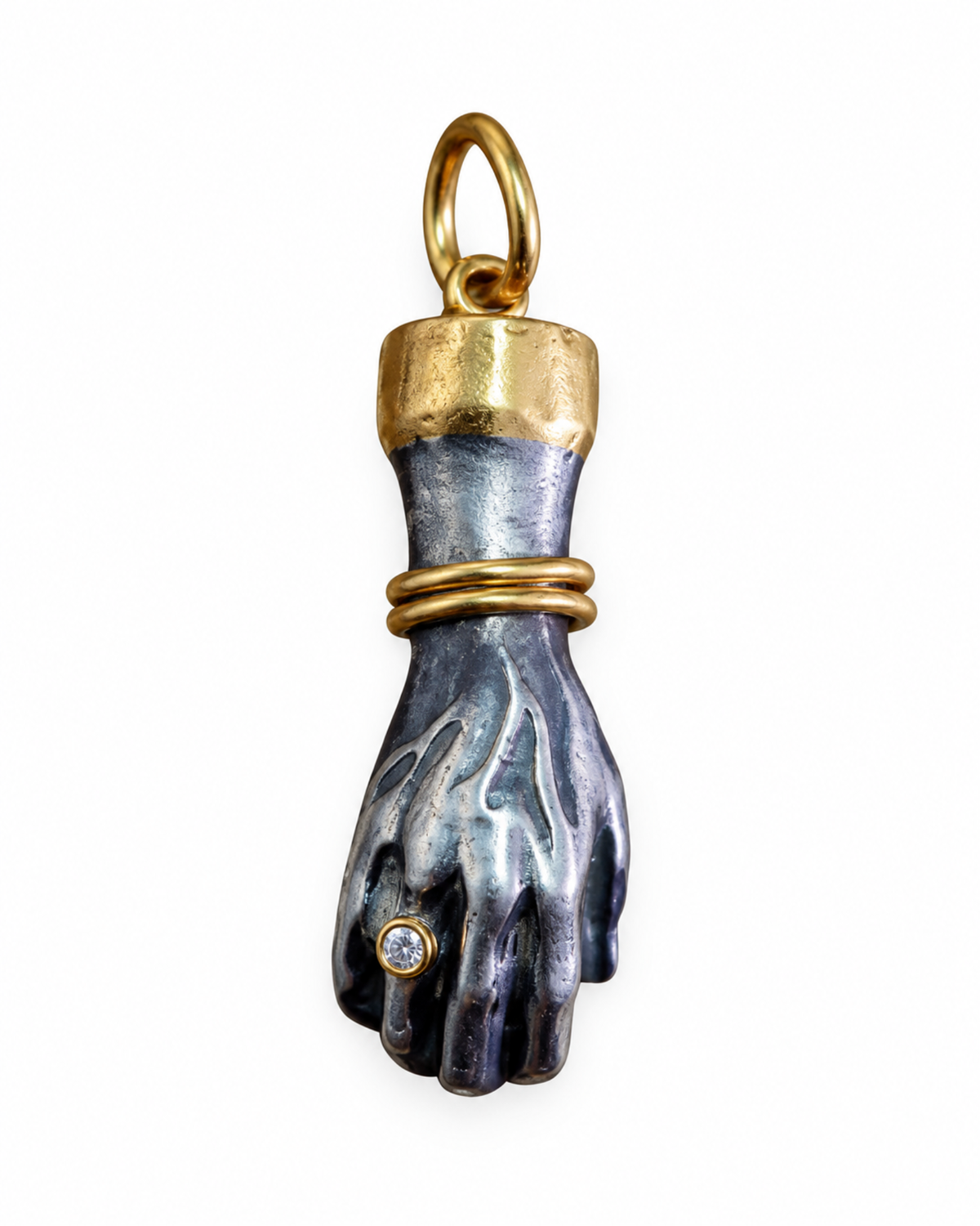 Figa Charm Diamond Pendant by Vincent Peach