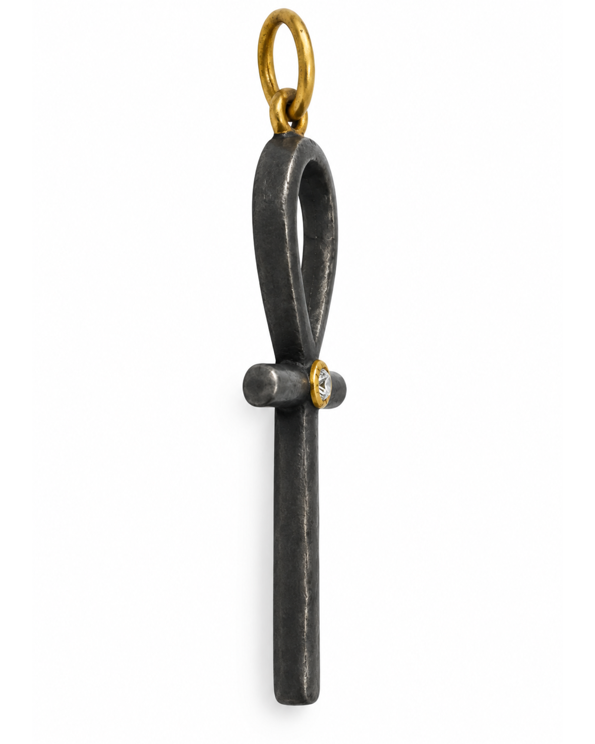 Key of the Nile Diamond Pendant by Vincent Peach, view 3