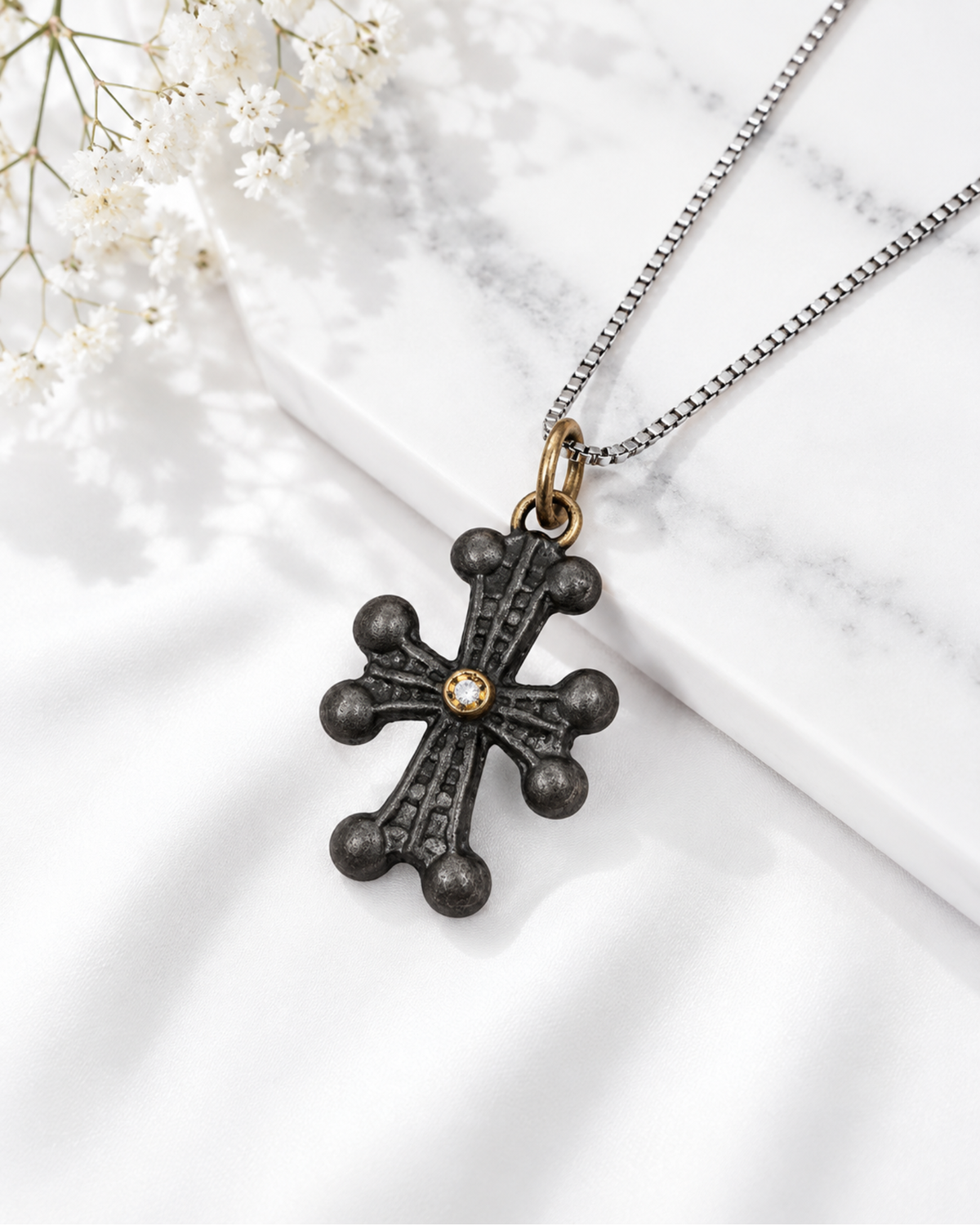Sanctum Relic Cross Pendant by Vincent Peach, view 4