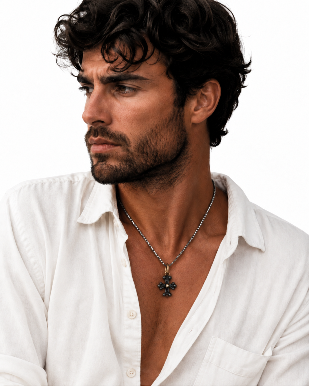 Sanctum Relic Cross Pendant by Vincent Peach, view 5
