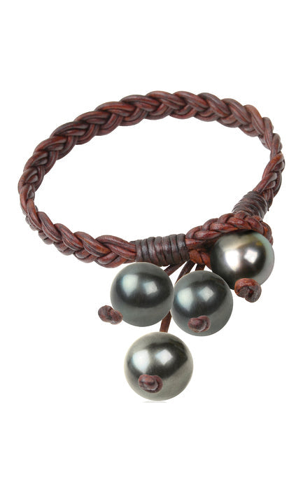 Freshwater Pearl Boho Tassel Bracelet by Vincent Peach, view 4