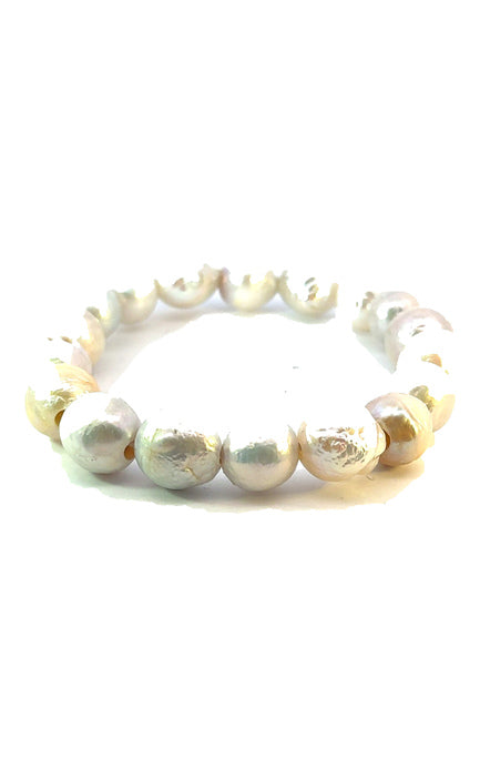 Freshwater Pearl Stretch Bracelet by Vincent Peach