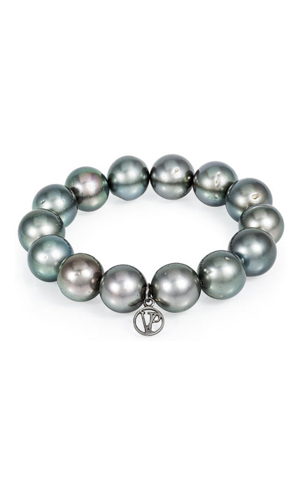 Classic Tahitian Pearl Stretch Bracelet by Vincent Peach