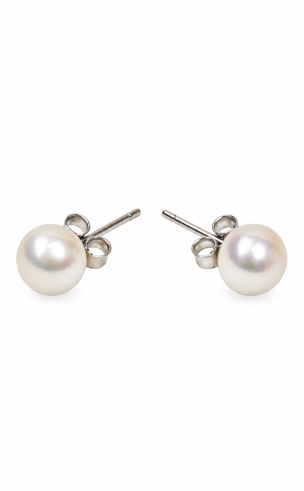 Freshwater Pearl Post Earrings by Vincent Peach
