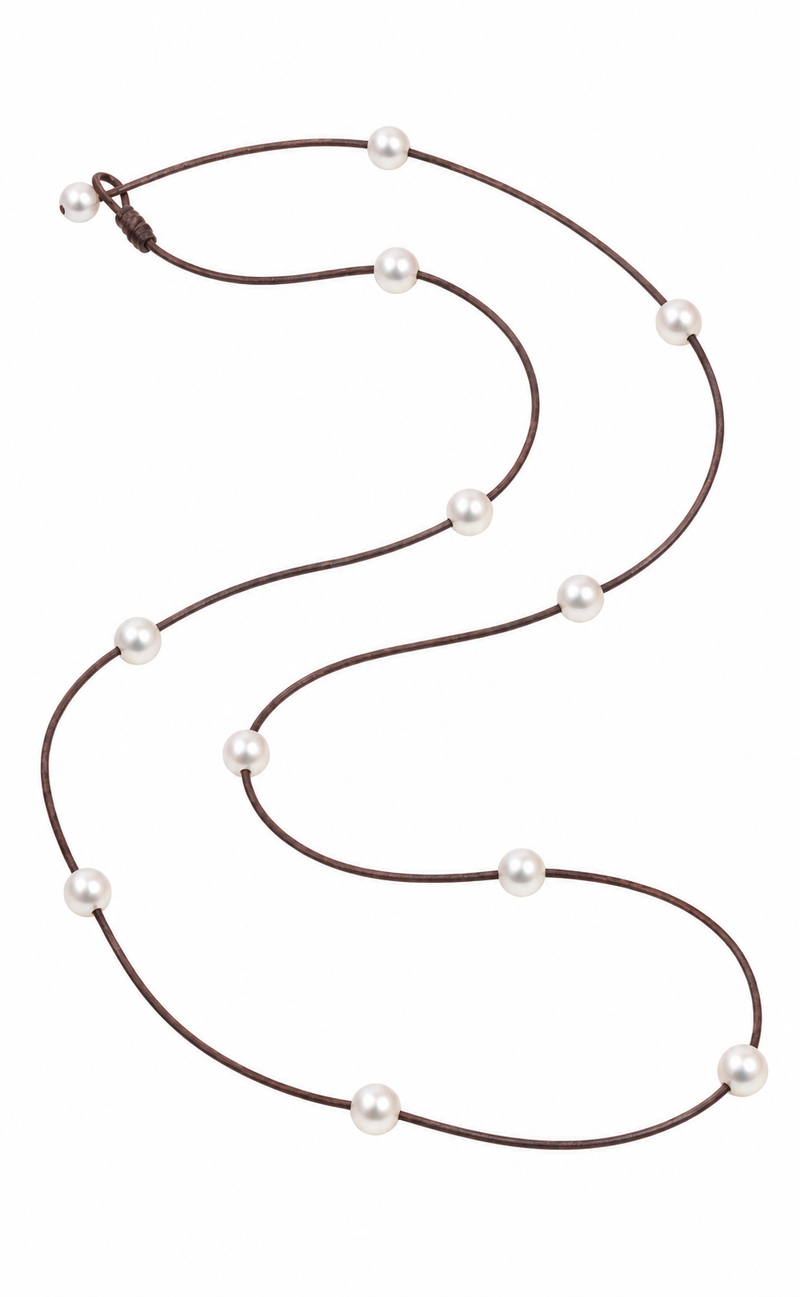 Constellation Lariat | Freshwater, worn
