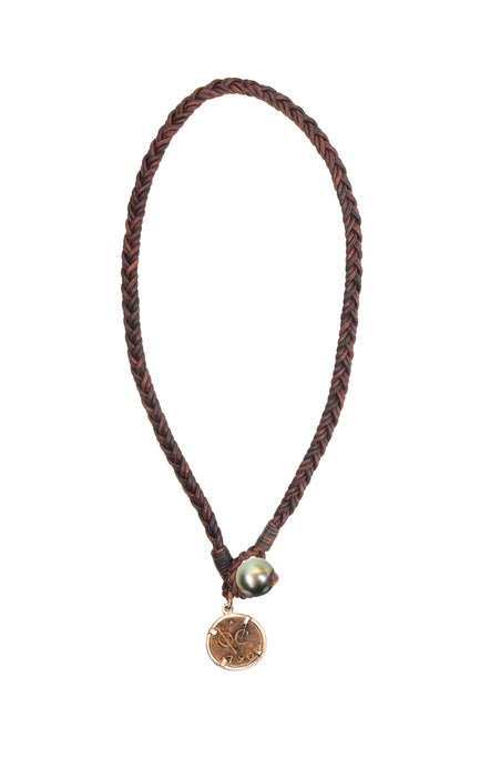 Dutch VOC Coin Necklace by Vincent Peach, view 2