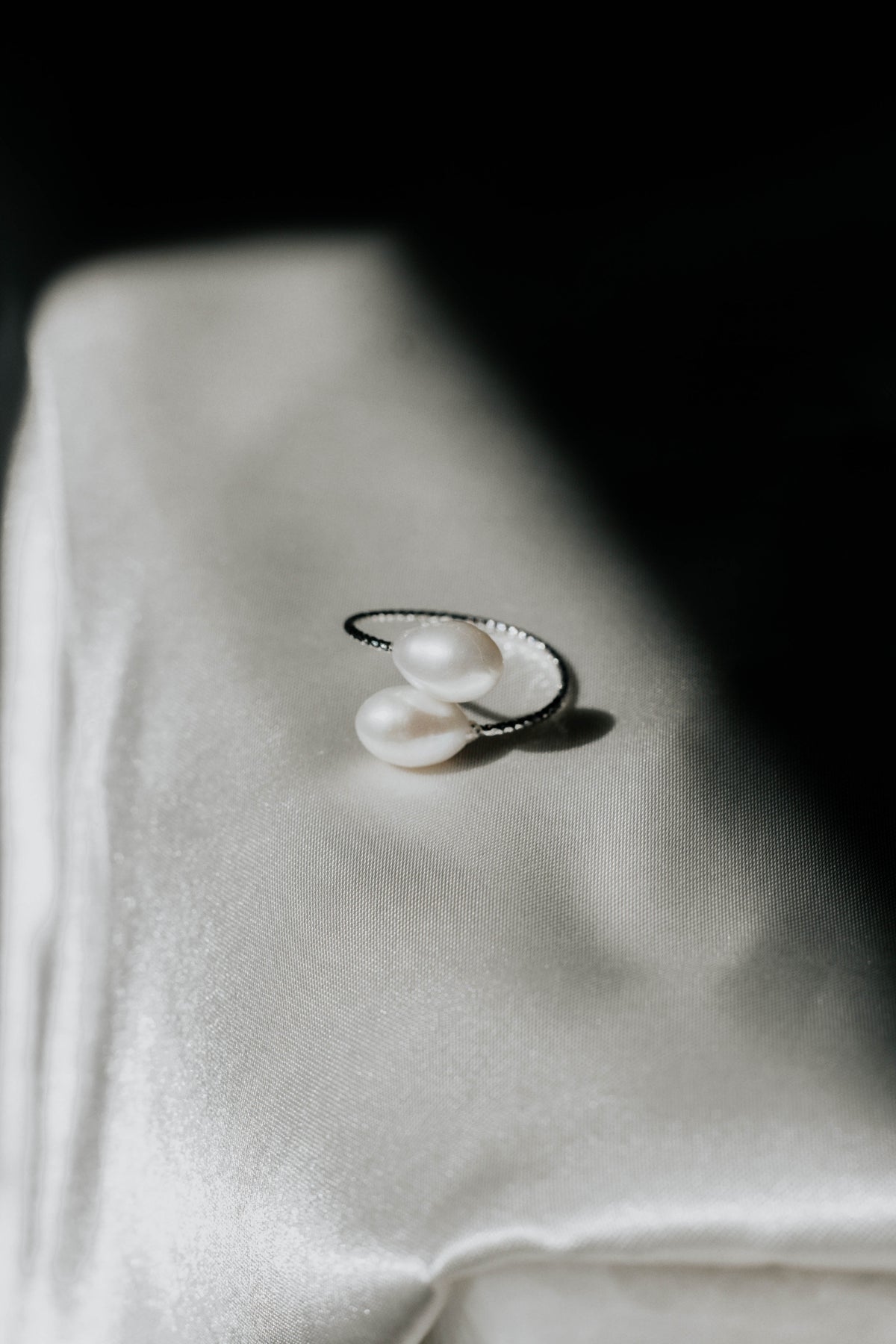 Sterling Silver Freshwater Pearl Ring by Vincent Peach