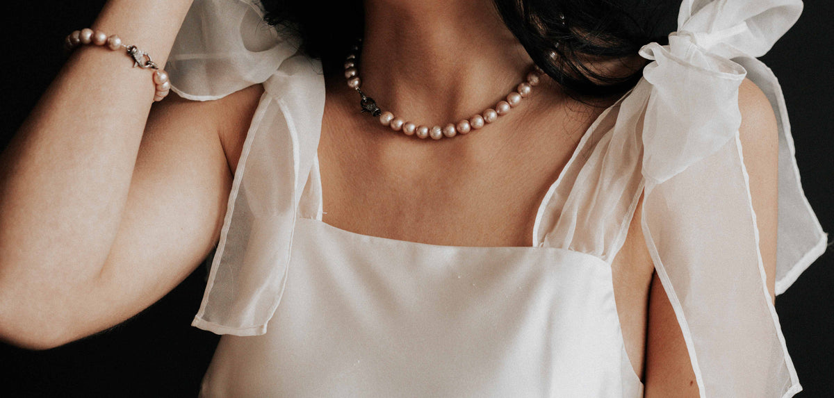 Dusty Rose Pearl Gift Set by Vincent Peach, view 4