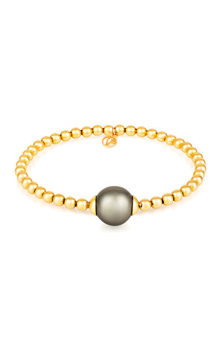 Stirata Pink Pearl Silver Bracelet by Vincent Peach