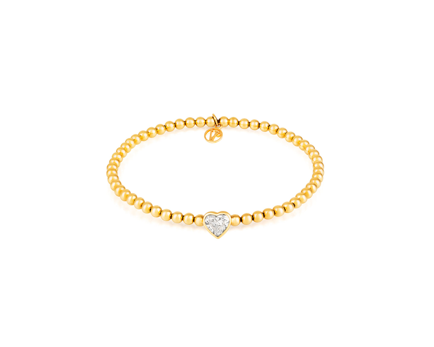 Stirata Gold Heart Bracelet - Vincent Peach Fine Jewelry
