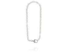 Stirrup Lock Chain Necklace | Diamond