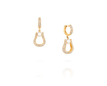 Stirrup Elegant Drop Earrings - Vincent Peach Fine Jewelry