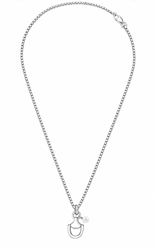 Churchill Downs Necklace | Sterling Silver — Venetian box chain