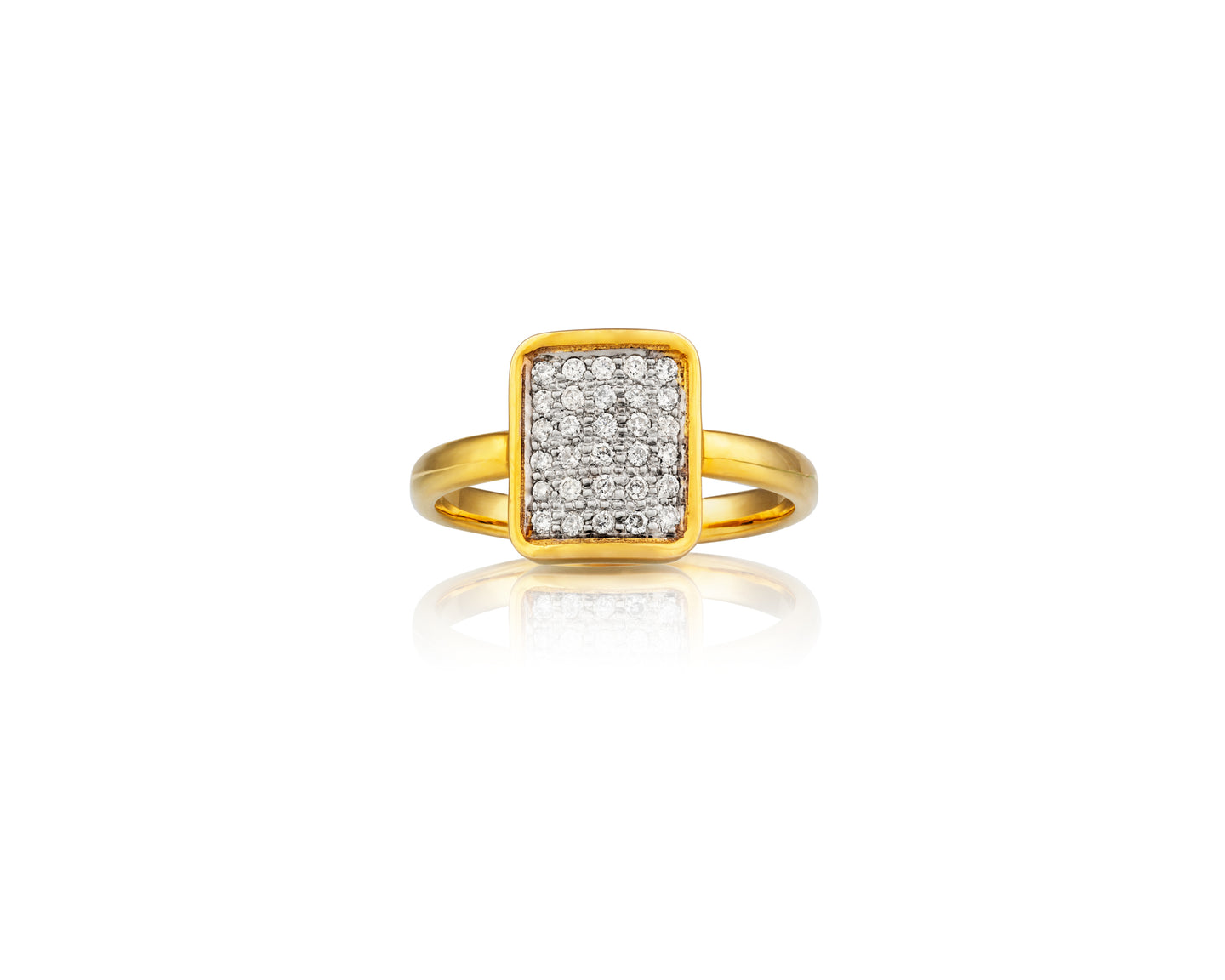 Small Rectangle Ring - Vincent Peach Fine Jewelry