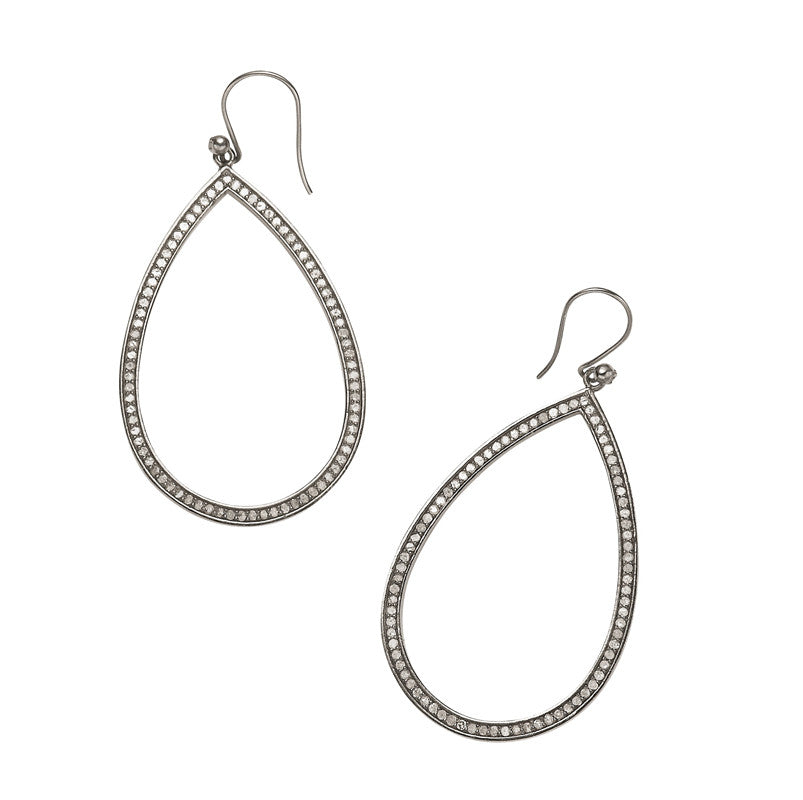Diamond Teardrop Earrings - Vincent Peach Fine Jewelry
