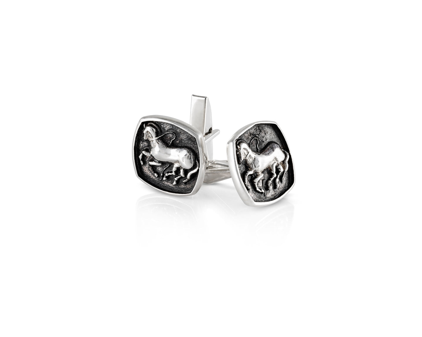 Finnhorse Cufflinks - Vincent Peach Fine Jewelry
