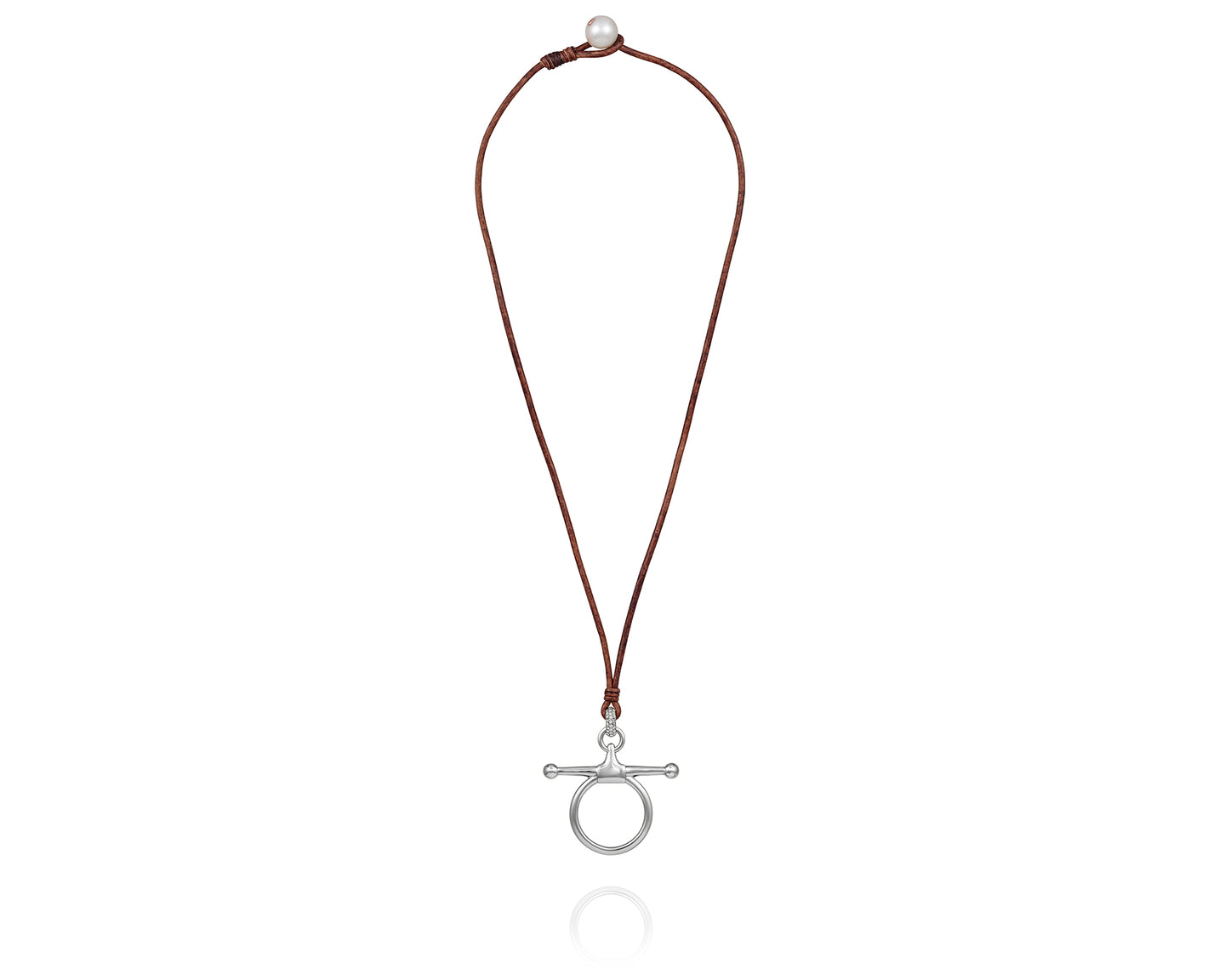 Fulmer Bit Necklace | Sterling Silver - Vincent Peach Fine Jewelry