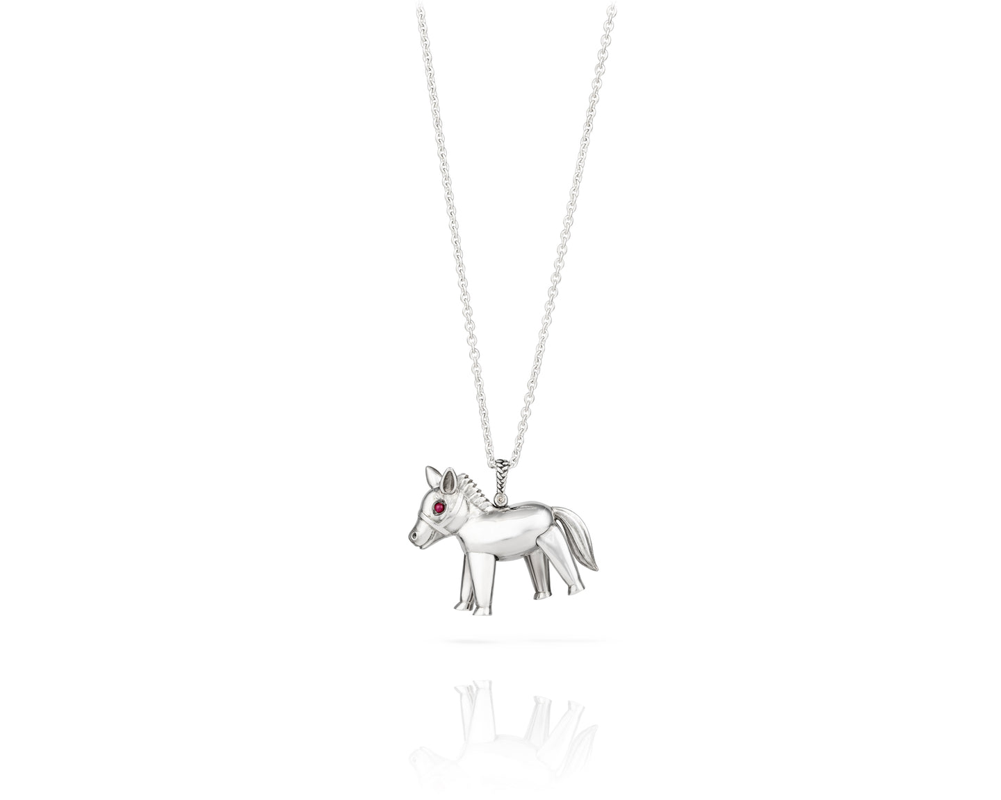 Ruby The Horse Necklace -Small- - Vincent Peach Fine Jewelry