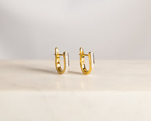 Diamond Latch-Back Earrings | Gold