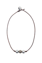 Pavé in a Pod Choker - Hottest Designer Pearl and Leather Jewelry | VINCENT PEACH
 - 2