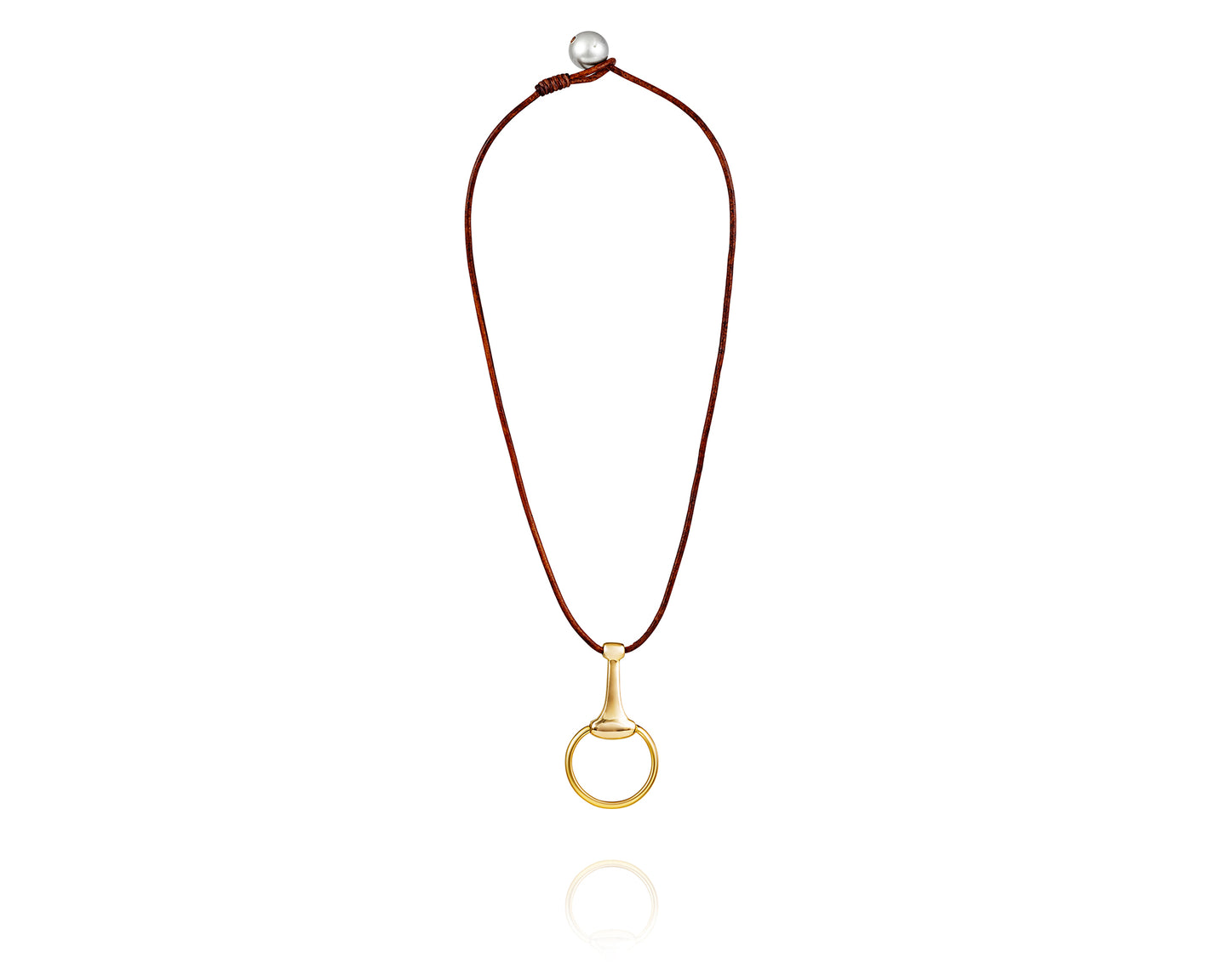 Dressage Bit Necklace | Sterling Silver - Vincent Peach Fine Jewelry