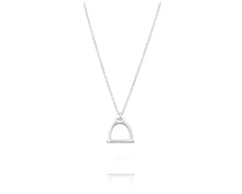 Small Stirrup Charm Necklace