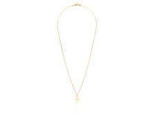 Small Fulmer Snaffle Bit Charm Necklace | Gold - Vincent Peach Fine Jewelry