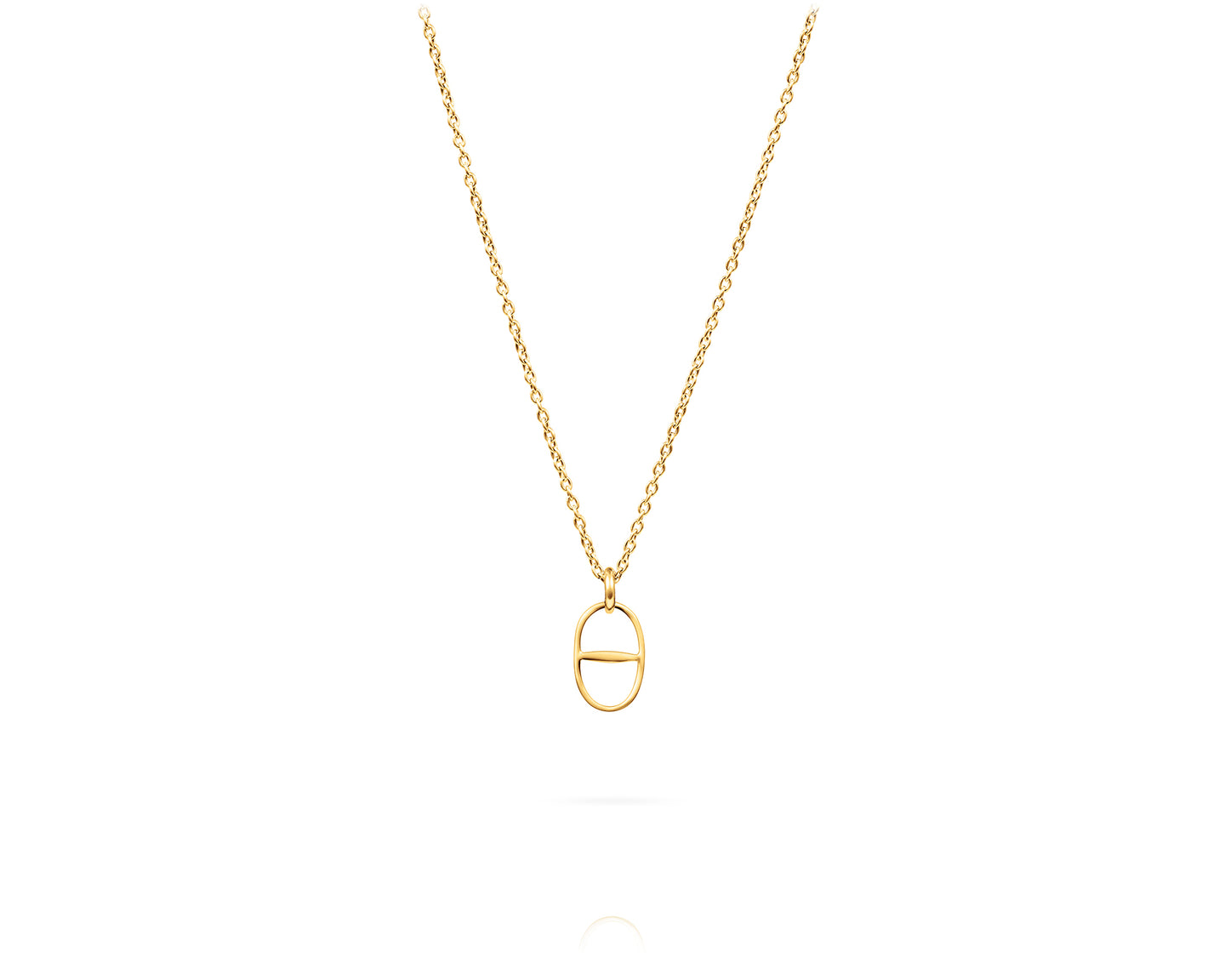 Small Kingston Bit Charm Necklace | Gold - Vincent Peach Fine Jewelry