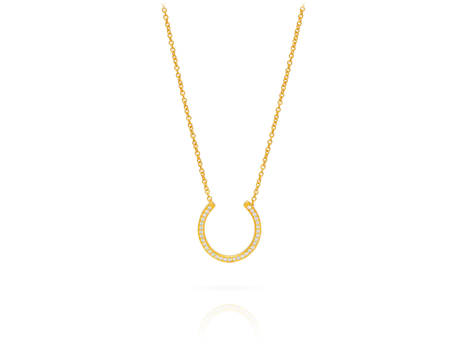 Horseshoe Necklace | Gold - Vincent Peach Fine Jewelry