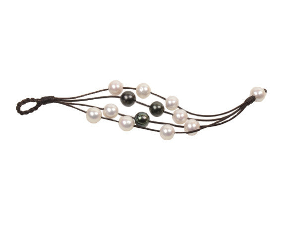 Constellation Bracelet, Freshwater and Tahitian - Vincent Peach Fine Jewelry
