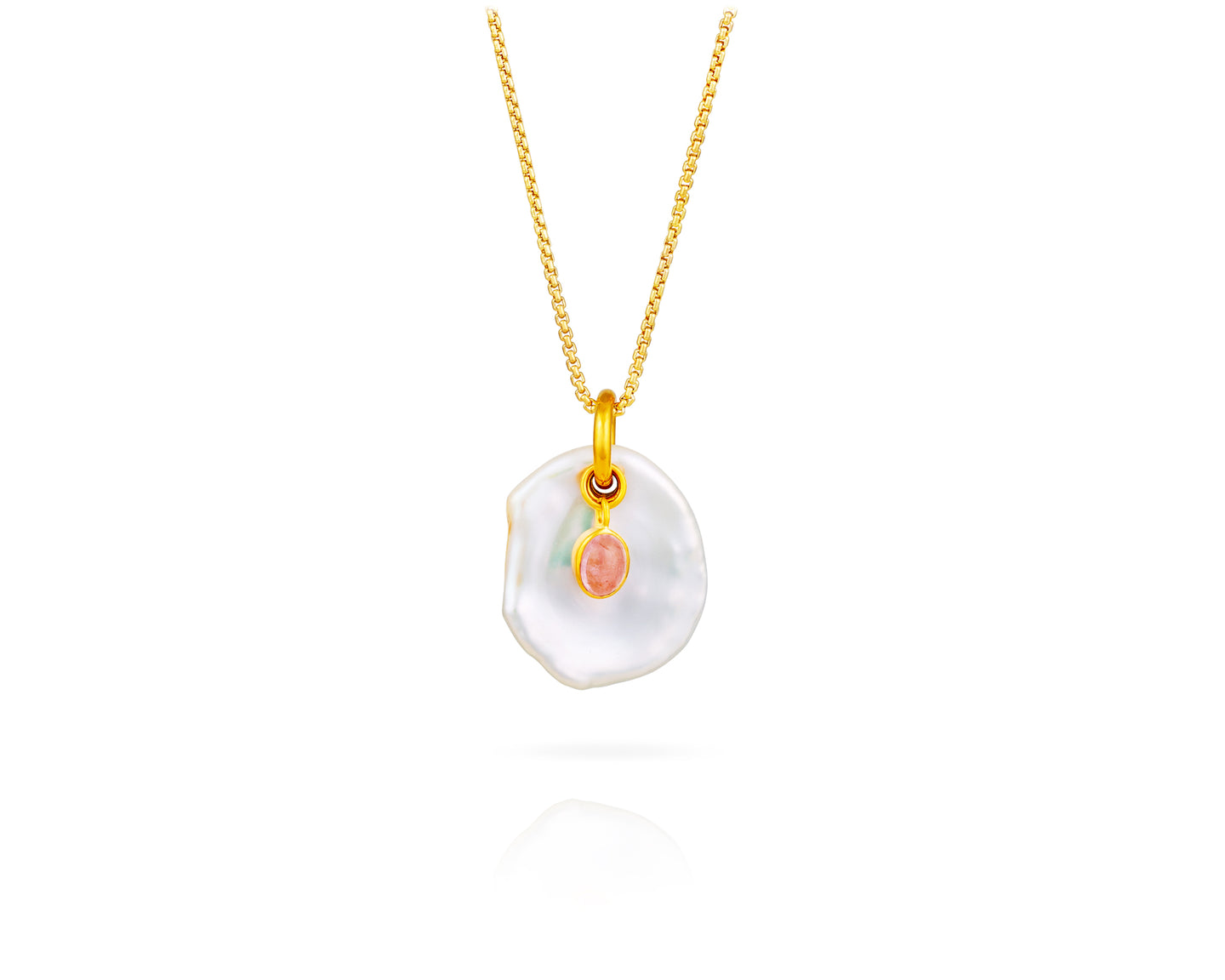 Keshi Pearl Pendant Necklace - Vincent Peach Fine Jewelry