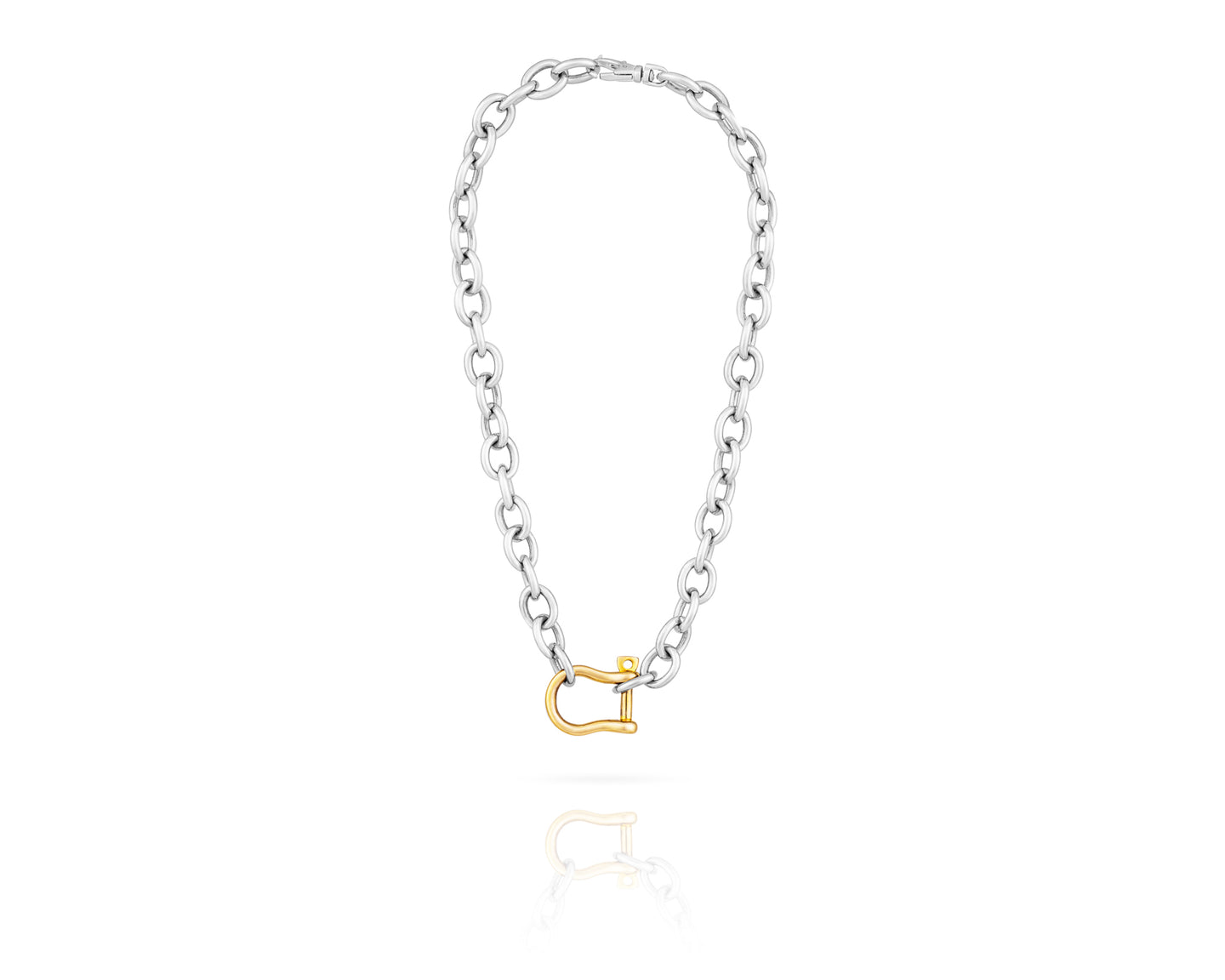 Shackle Chain Necklace | Gold - Vincent Peach Fine Jewelry