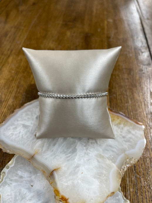 1ct 14kt White Gold Bracelet